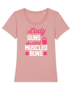FITNESS Tricou mânecă scurtă guler larg fitted Damă Expresser