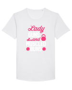 FITNESS Tricou mânecă scurtă guler larg Bărbat Skater