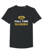 QUEEN  Tricou mânecă scurtă guler larg Bărbat Skater