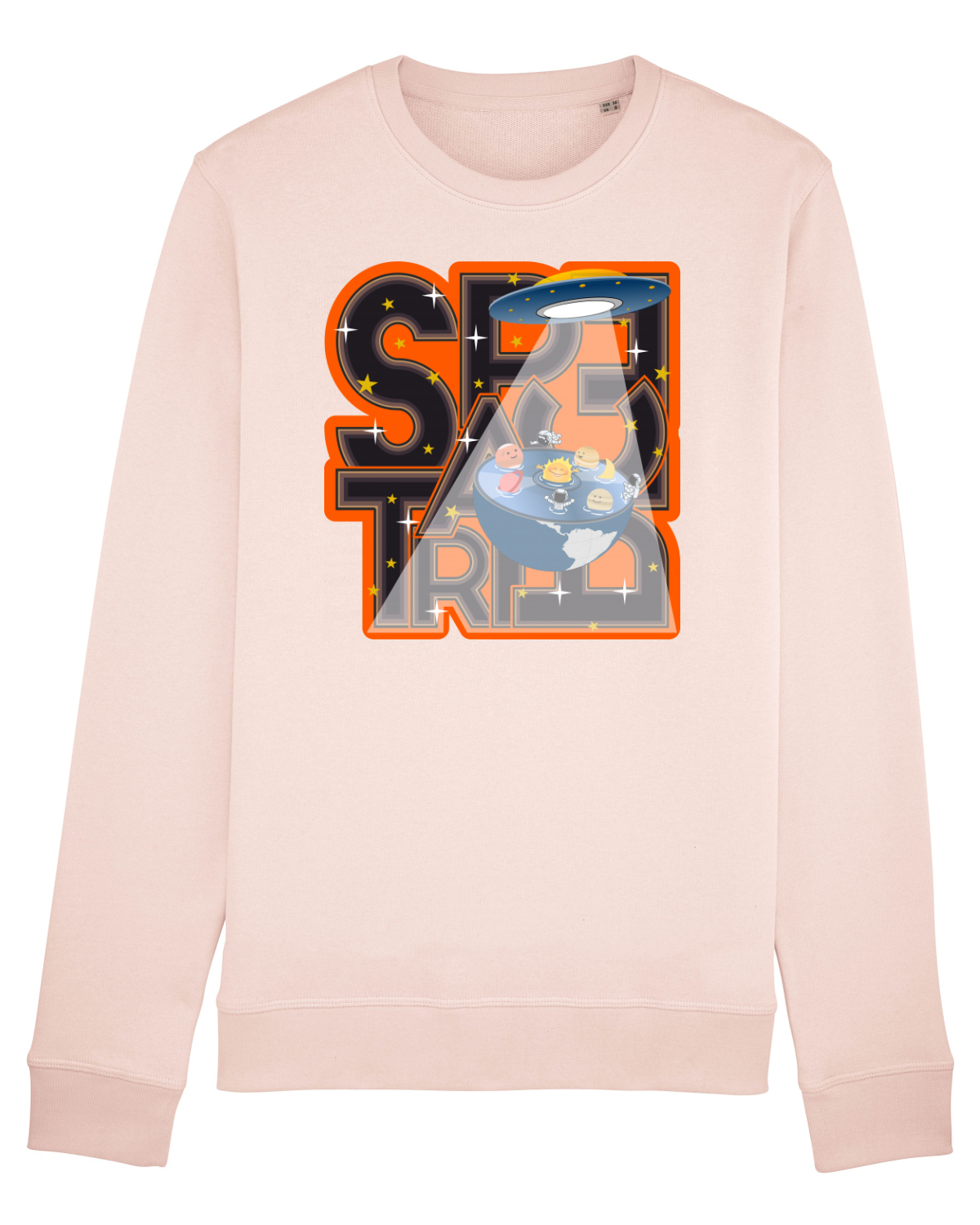 Bluză mânecă lungă Unisex Rise Candy Pink