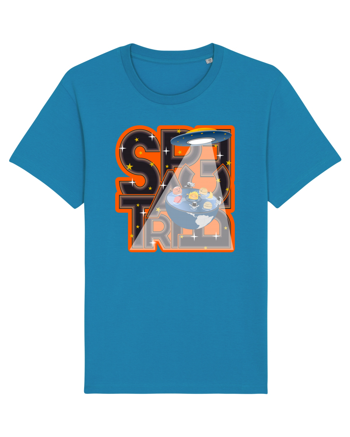 Tricou mânecă scurtă Unisex Rocker Azur