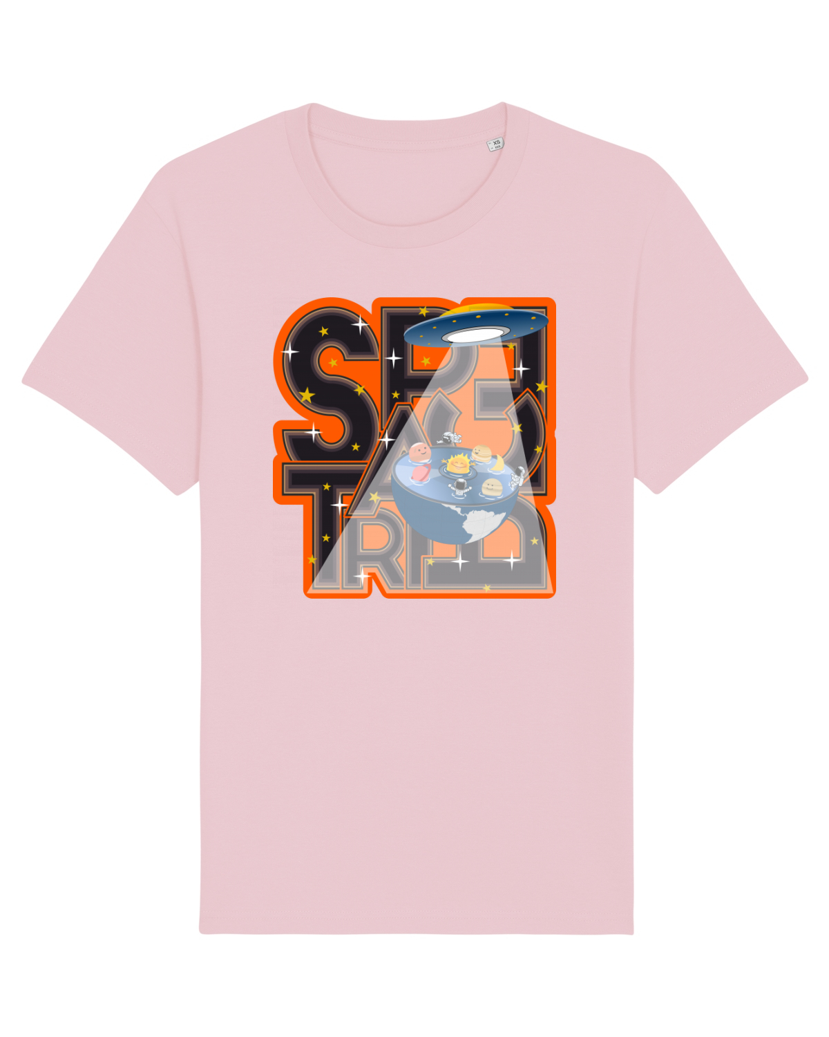 Tricou mânecă scurtă Unisex Rocker Cotton Pink
