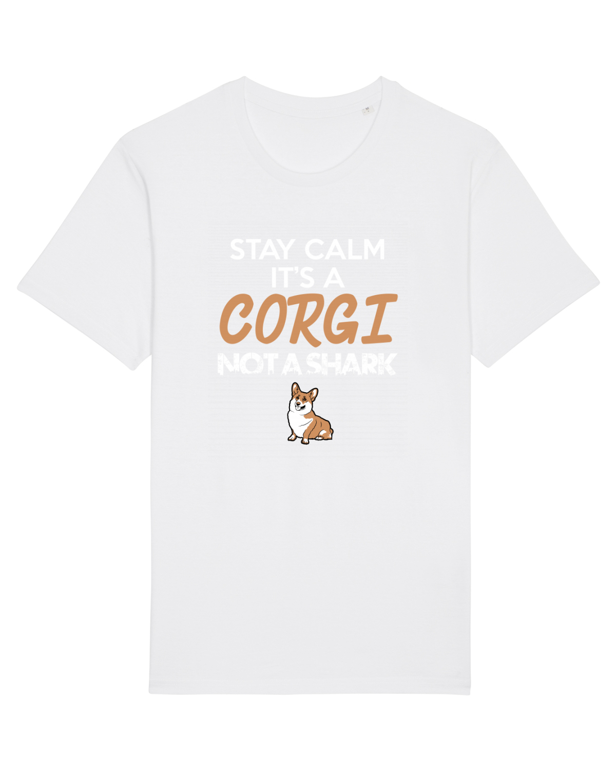 Tricou mânecă scurtă Unisex Rocker White