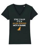 GOLDEN RETRIEVER Tricou mânecă scurtă guler V Damă Evoker