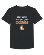 CORGI Tricou mânecă scurtă guler larg Bărbat Skater