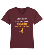 GOLDEN RETRIEVER Tricou mânecă scurtă guler V Bărbat Presenter