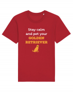 GOLDEN RETRIEVER Tricou mânecă scurtă Unisex Rocker