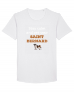 SAINT BERNARD Tricou mânecă scurtă guler larg Bărbat Skater