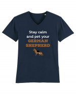 GERMAN SHEPHERD Tricou mânecă scurtă guler V Bărbat Presenter