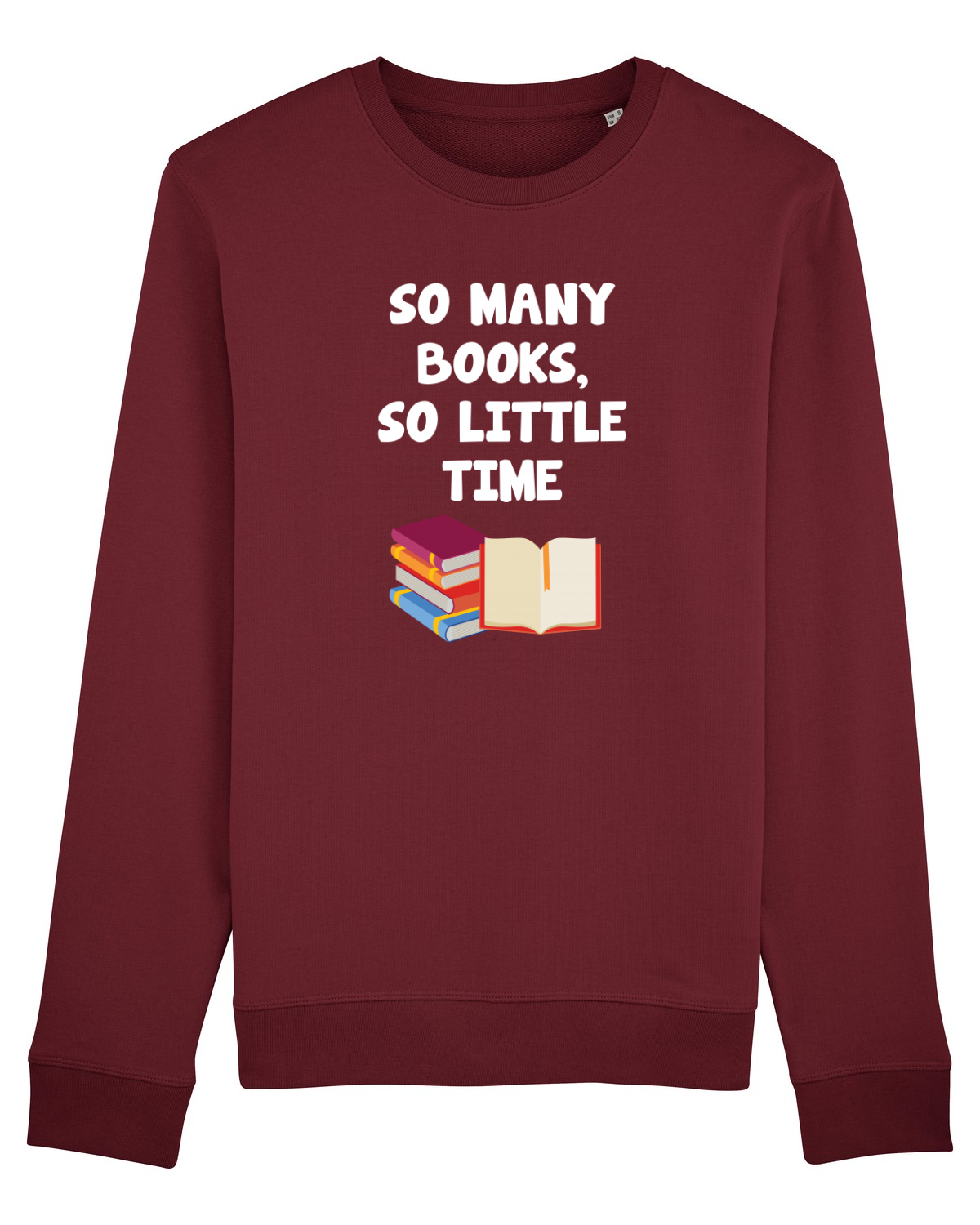 Bluză mânecă lungă Unisex Rise Burgundy