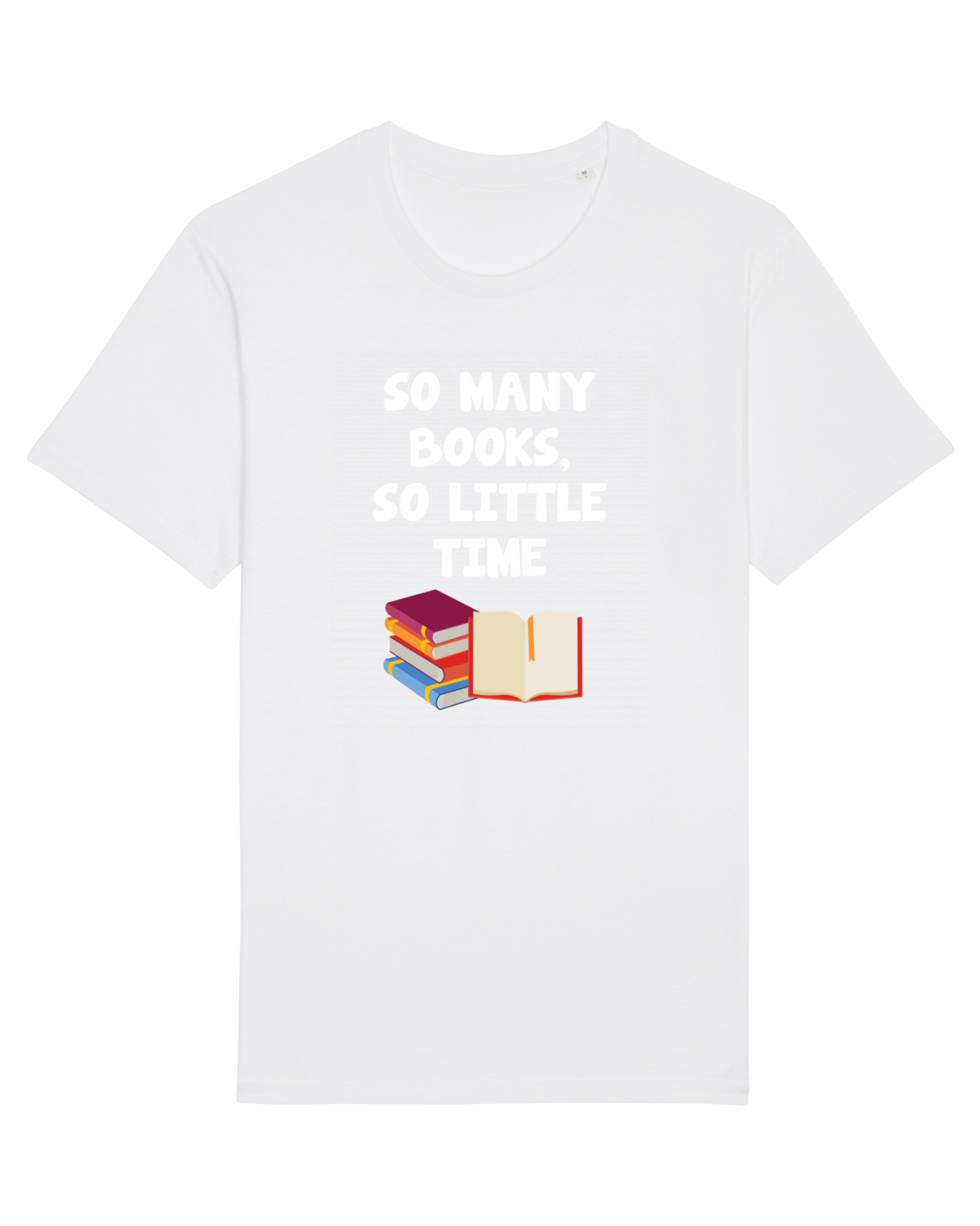 Tricou mânecă scurtă Unisex Rocker White