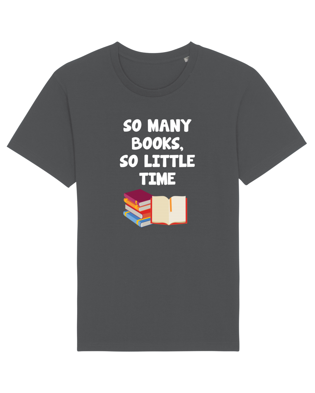 Tricou mânecă scurtă Unisex Rocker Anthracite