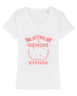 GEMINI Tricou mânecă scurtă guler V Damă Evoker