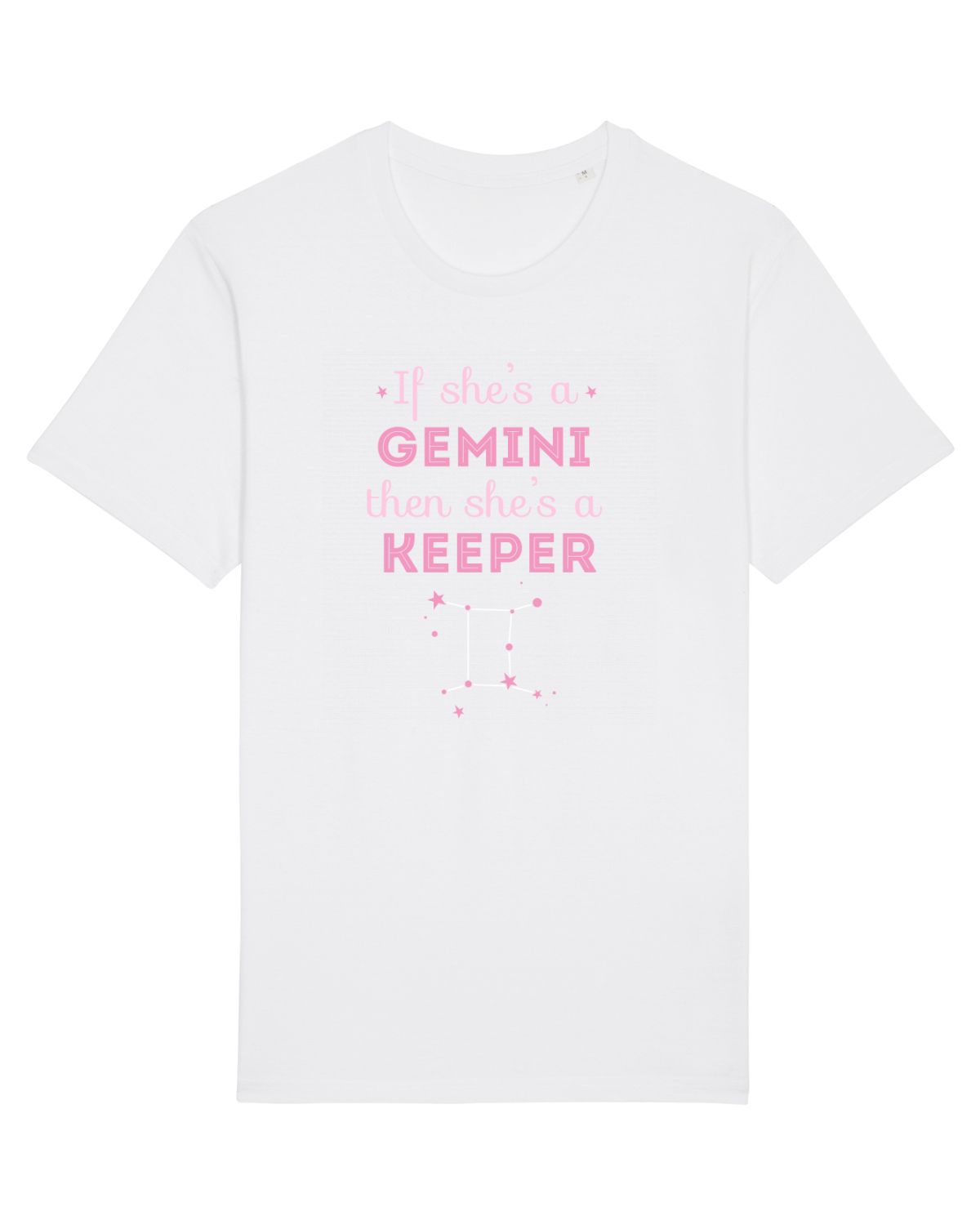 Tricou mânecă scurtă Unisex Rocker White