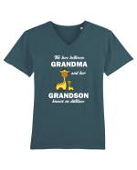 GRANDMA Tricou mânecă scurtă guler V Bărbat Presenter
