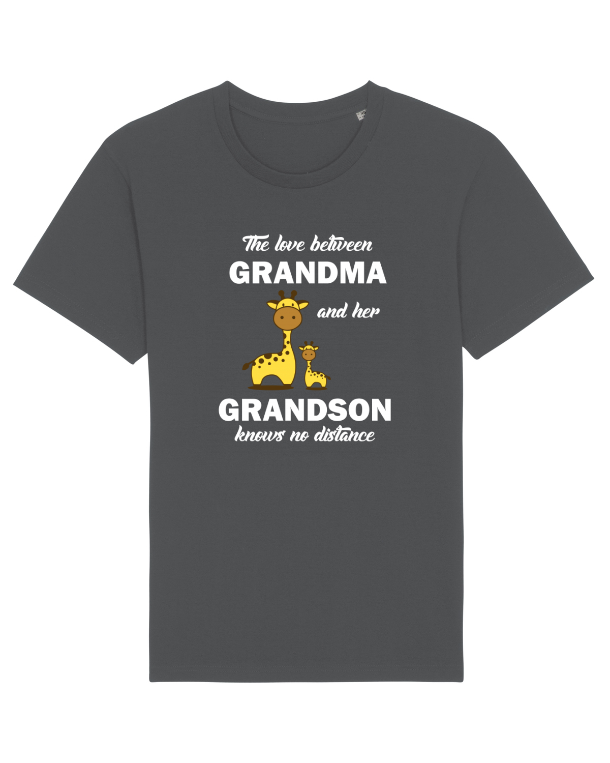 Tricou mânecă scurtă Unisex Rocker Anthracite