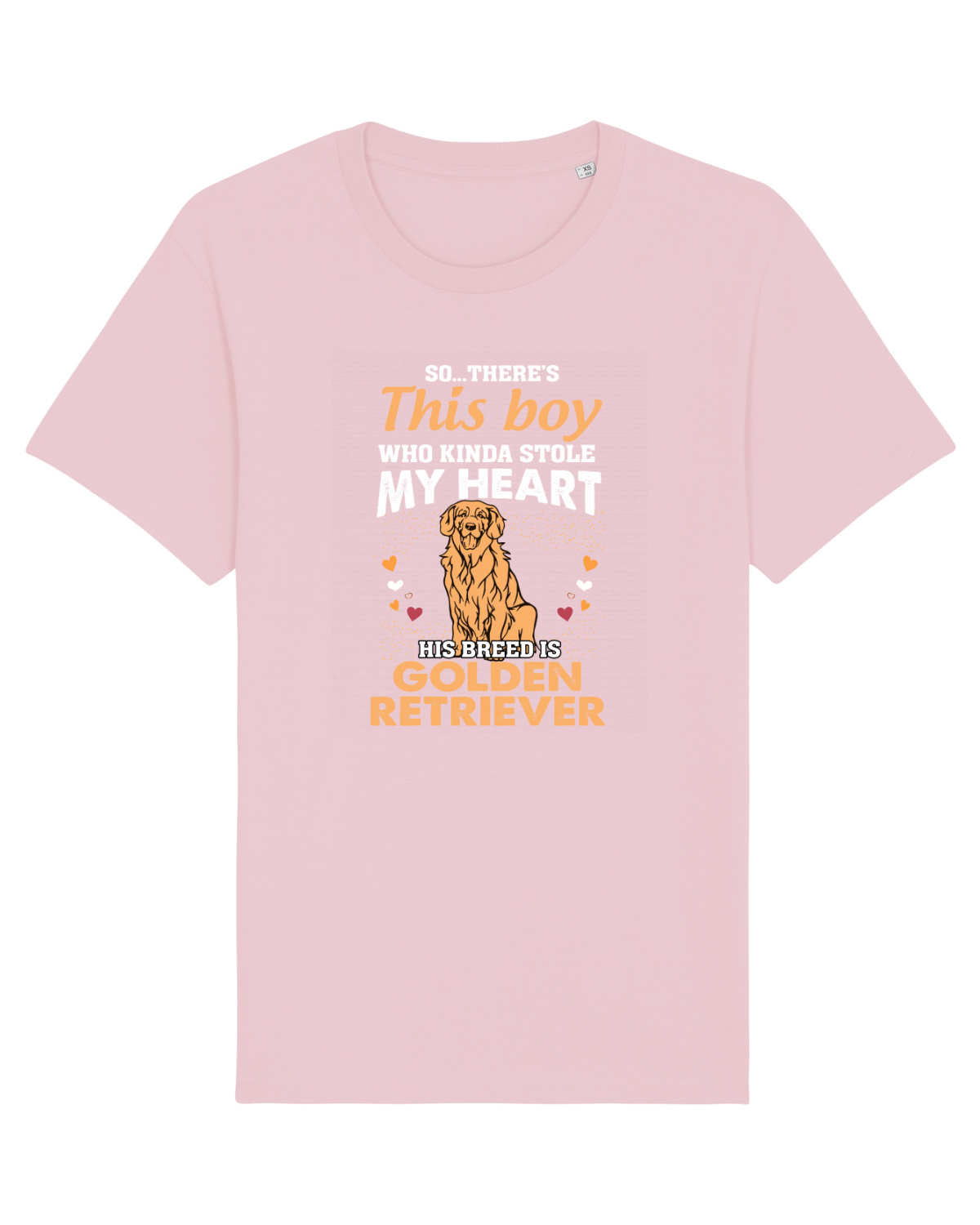 Tricou mânecă scurtă Unisex Rocker Cotton Pink