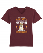 BULLDOG Tricou mânecă scurtă guler V Bărbat Presenter