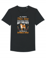 SHIBA INU Tricou mânecă scurtă guler larg Bărbat Skater