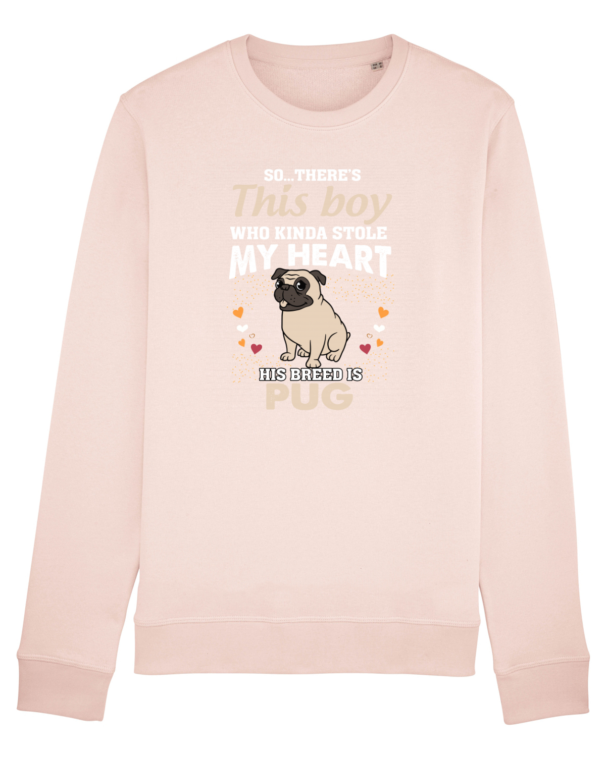 Bluză mânecă lungă Unisex Rise Candy Pink