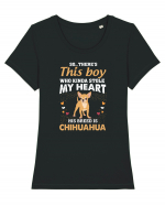 CHIHUAHUA Tricou mânecă scurtă guler larg fitted Damă Expresser