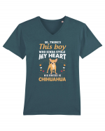 CHIHUAHUA Tricou mânecă scurtă guler V Bărbat Presenter