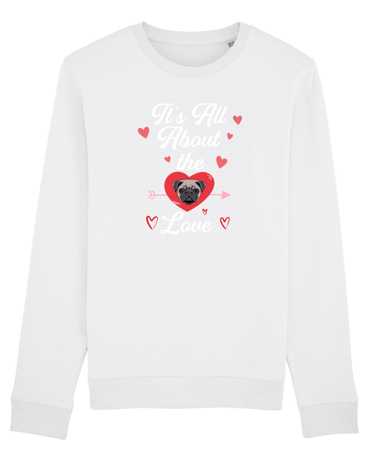 Bluză mânecă lungă Unisex Rise White
