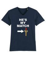 MATCH Tricou mânecă scurtă guler V Bărbat Presenter