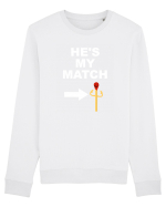 MATCH Bluză mânecă lungă Unisex Rise