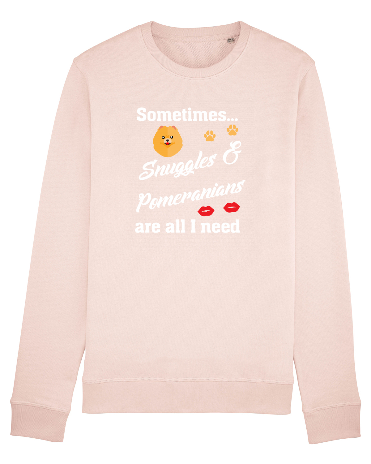 Bluză mânecă lungă Unisex Rise Candy Pink