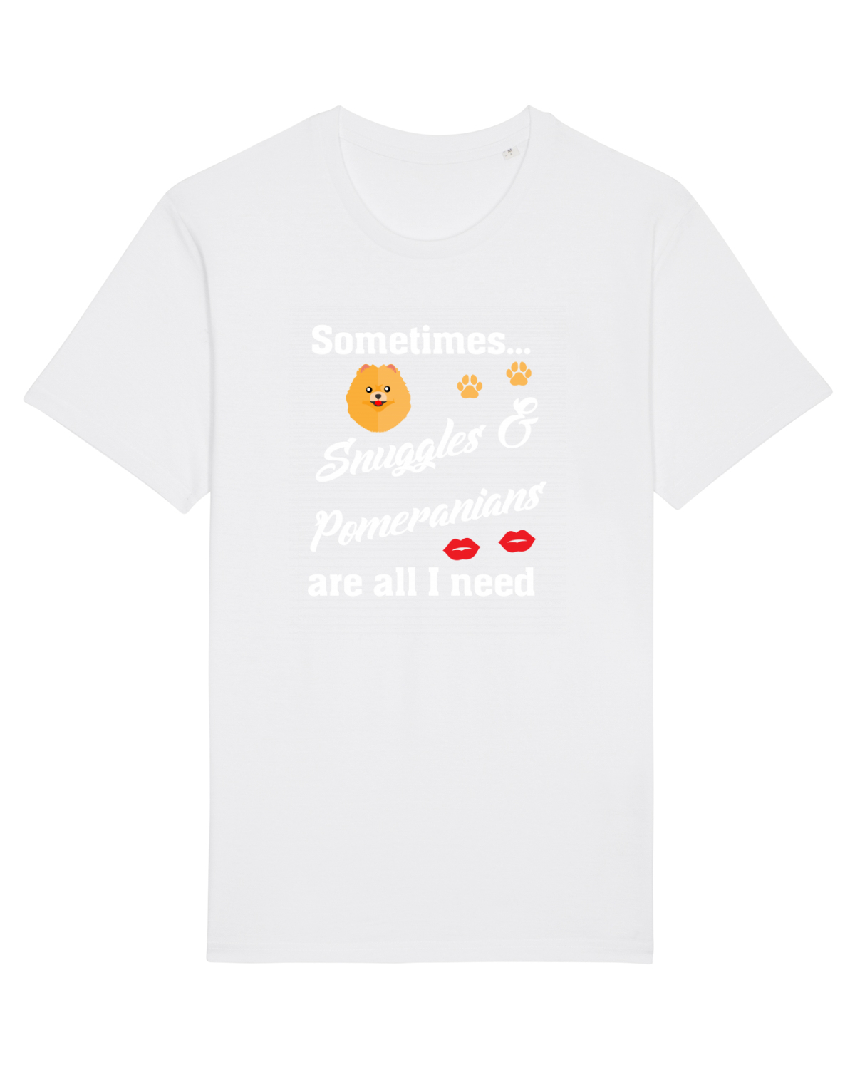 Tricou mânecă scurtă Unisex Rocker White