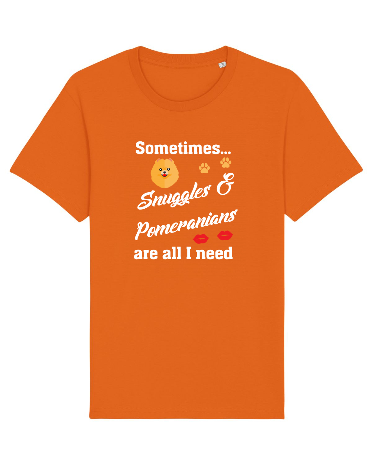 Tricou mânecă scurtă Unisex Rocker Bright Orange