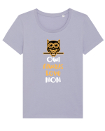 MOM Tricou mânecă scurtă guler larg fitted Damă Expresser
