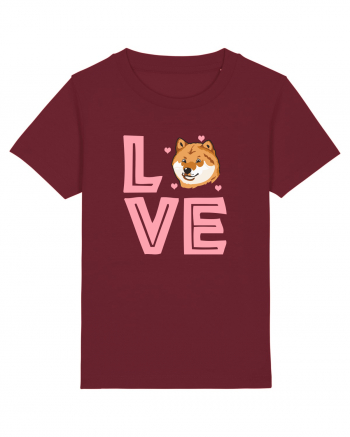 SHIBA INU Burgundy