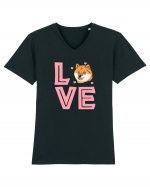 SHIBA INU Tricou mânecă scurtă guler V Bărbat Presenter