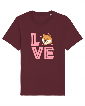 SHIBA INU Burgundy