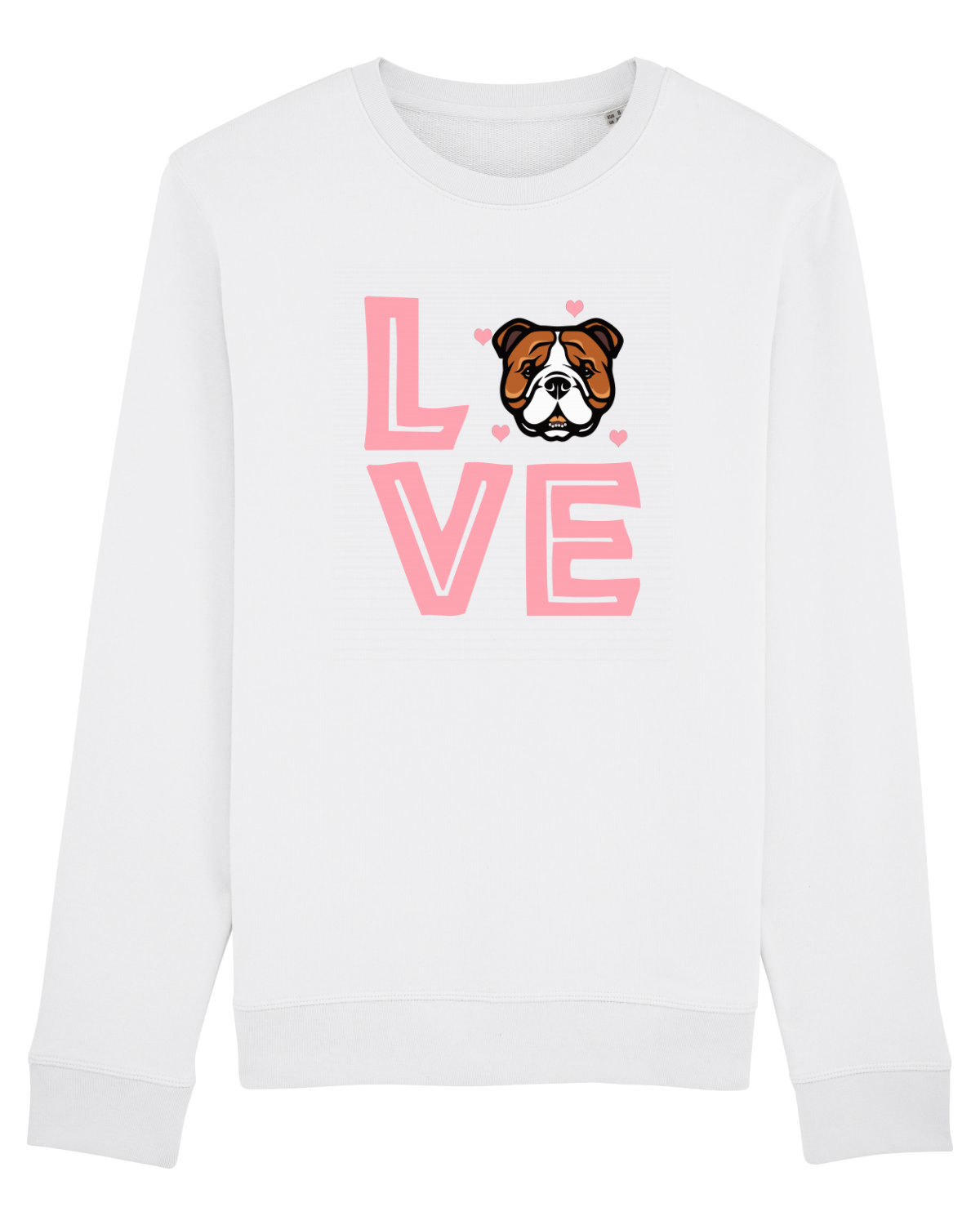 Bluză mânecă lungă Unisex Rise White