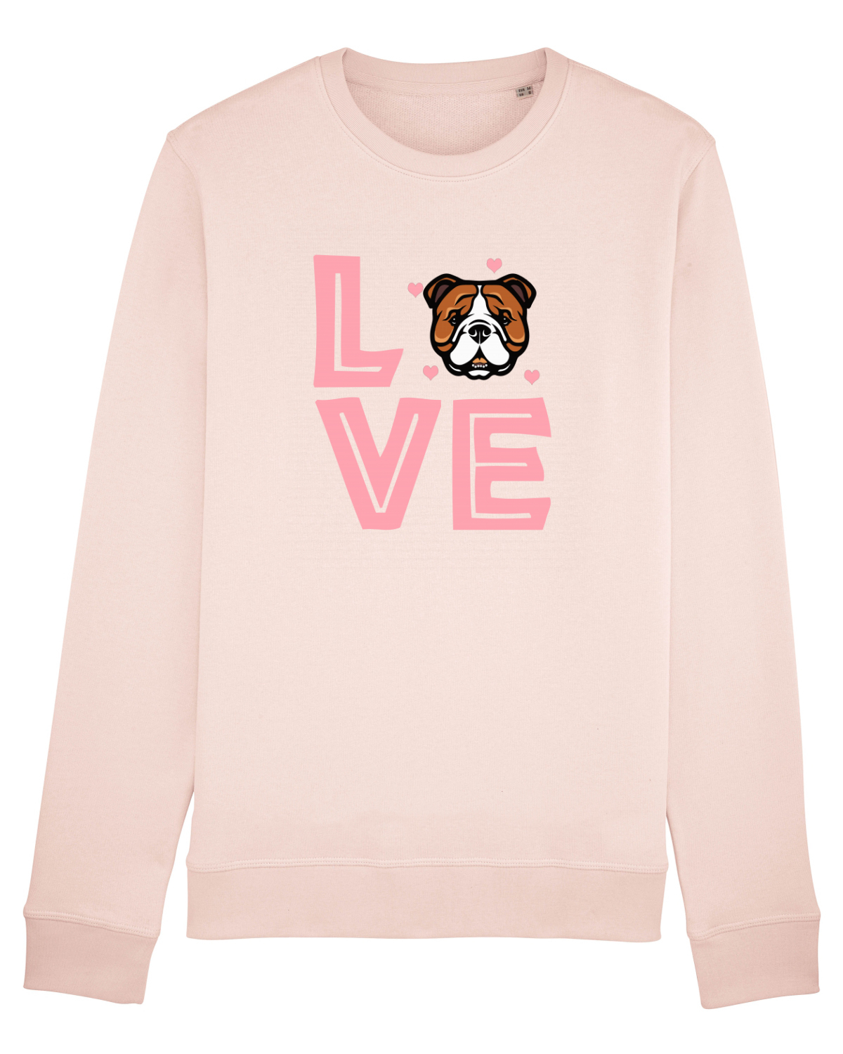 Bluză mânecă lungă Unisex Rise Candy Pink