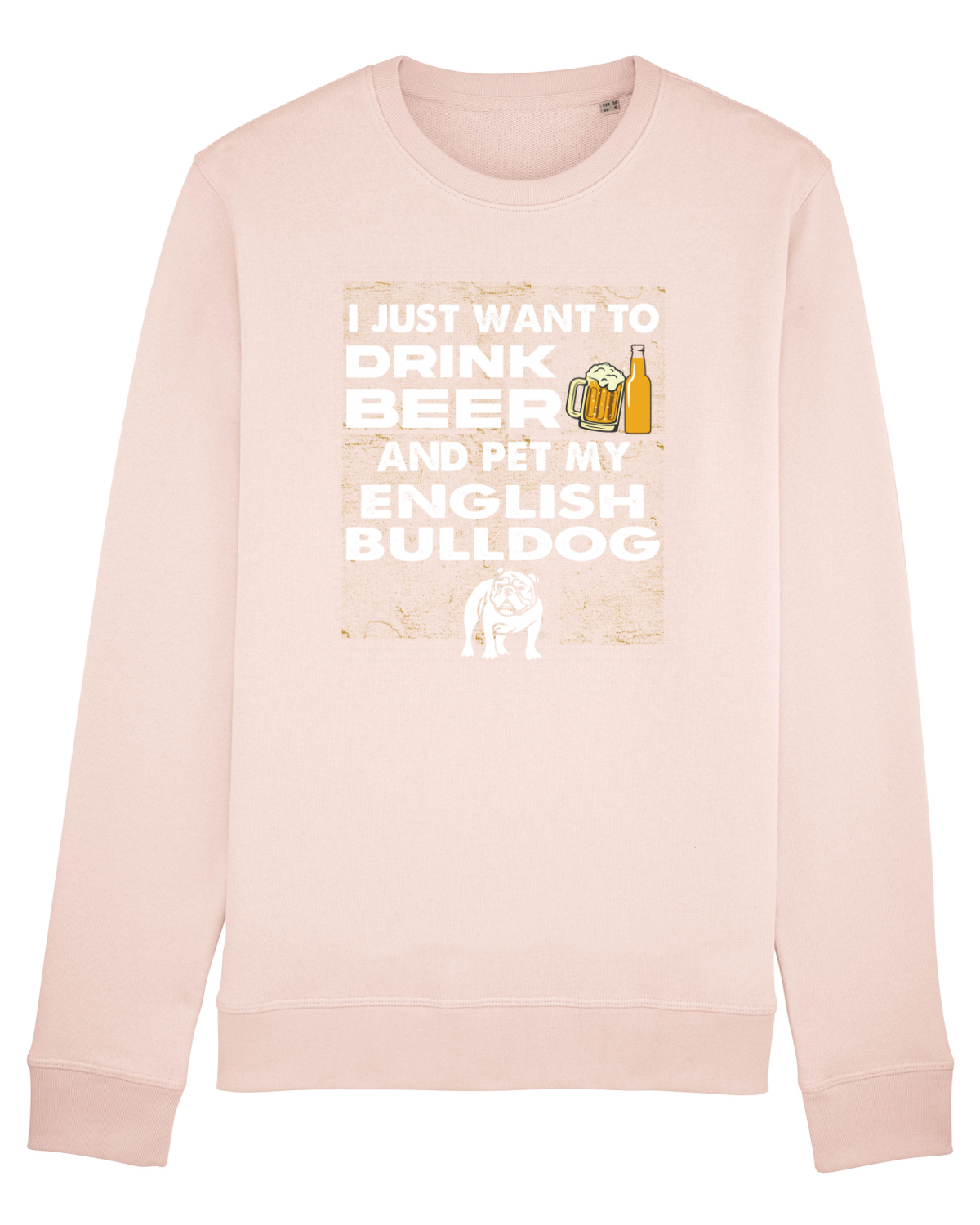 Bluză mânecă lungă Unisex Rise Candy Pink