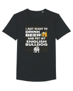 BULLDOG Tricou mânecă scurtă guler larg Bărbat Skater