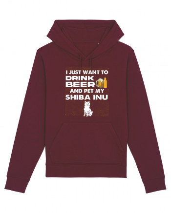 SHIBA INU Burgundy
