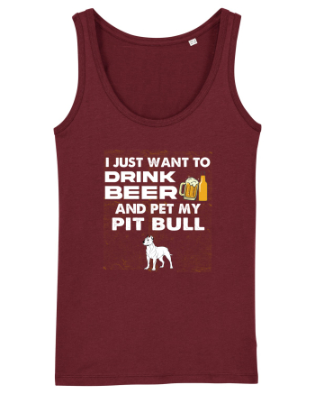 PIT BULL  Burgundy