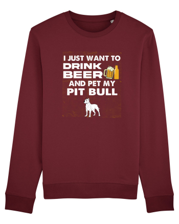 PIT BULL  Burgundy