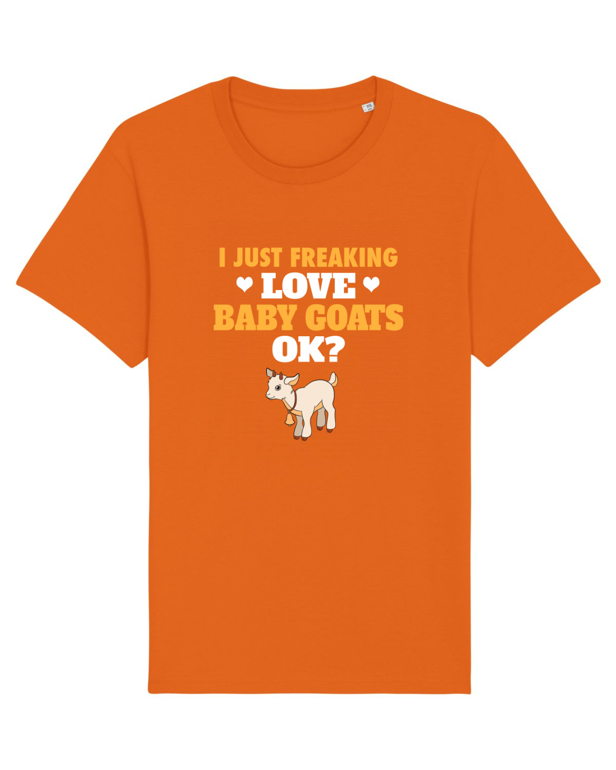 Tricou mânecă scurtă Unisex Rocker Bright Orange