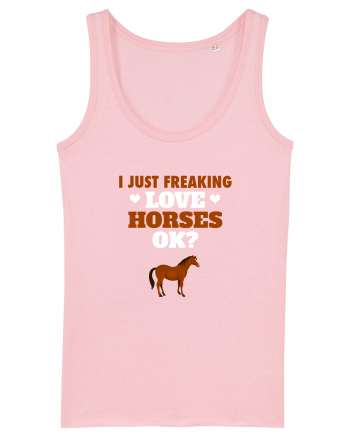 HORSES Cotton Pink