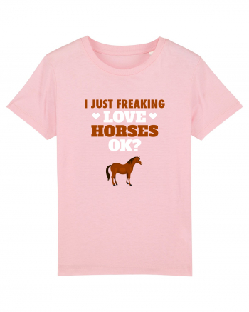 HORSES Cotton Pink