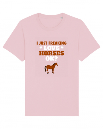 HORSES Cotton Pink