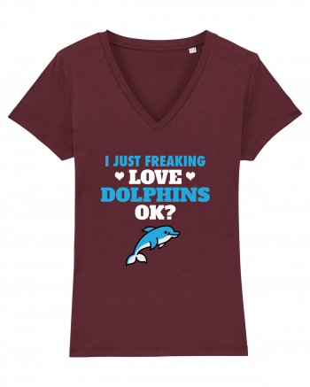 DOLPHINS Burgundy