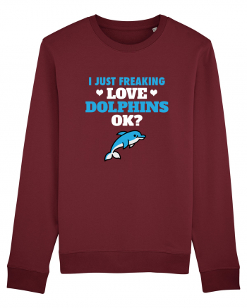 DOLPHINS Burgundy