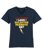 ECLECTUS PARROTS Tricou mânecă scurtă guler V Bărbat Presenter